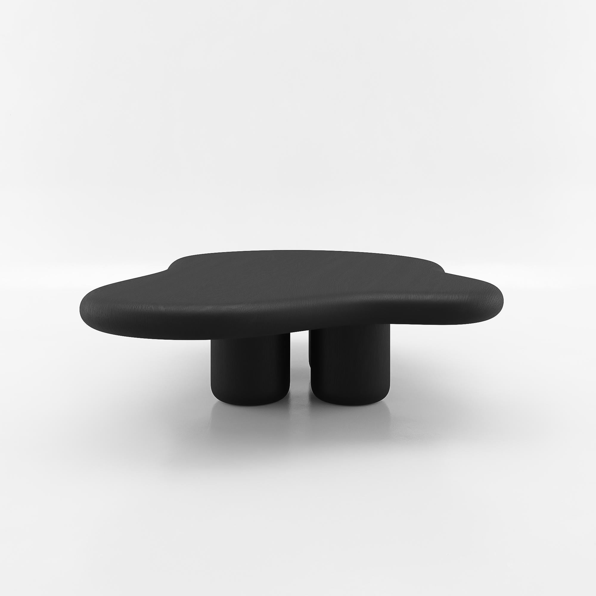 Klaksa Coffee table by Vladimir Naumov
Dimensions: H 30 x W 123 x L 89 cm
Materials: Black Oak, Natural Oak

Vladimir Naumov is a professional architect, designer and artist.

While designing the furniture he tries to reach the perfect bled of forms