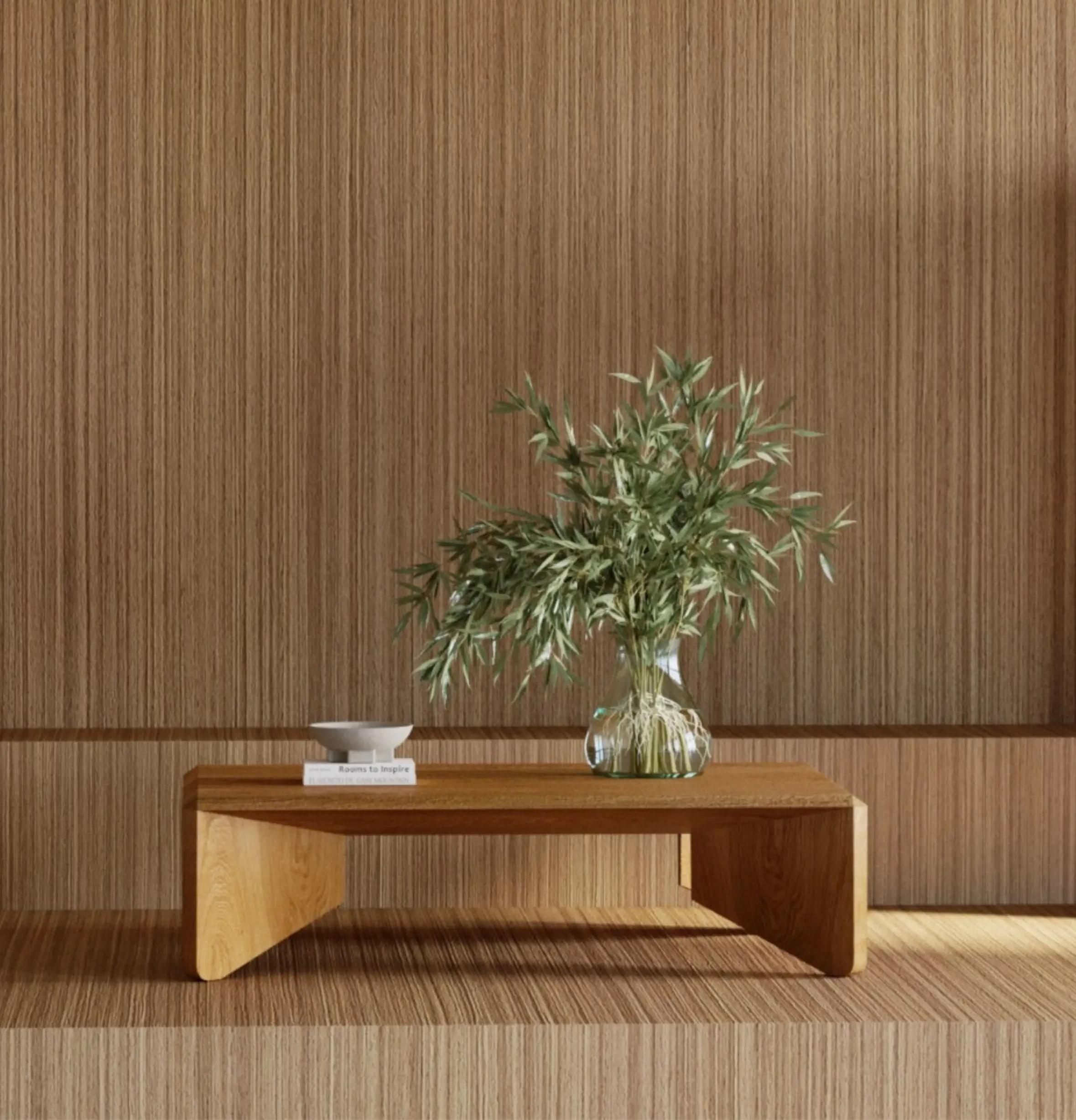Mid-Century moderno Tavolo medio in legno Klar di Hermhaus in vendita