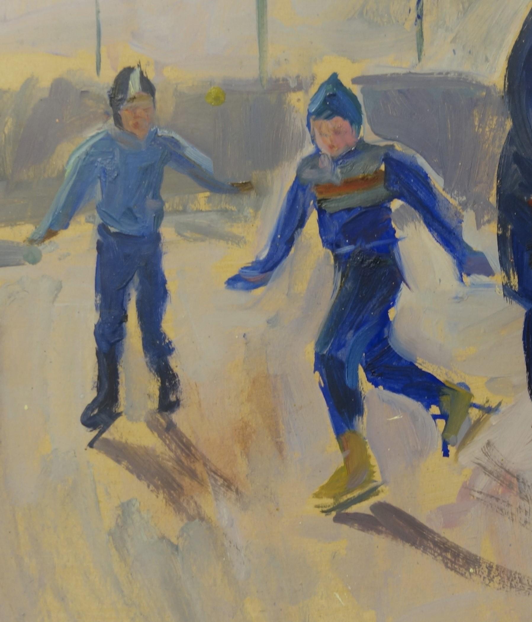 ice skater painting