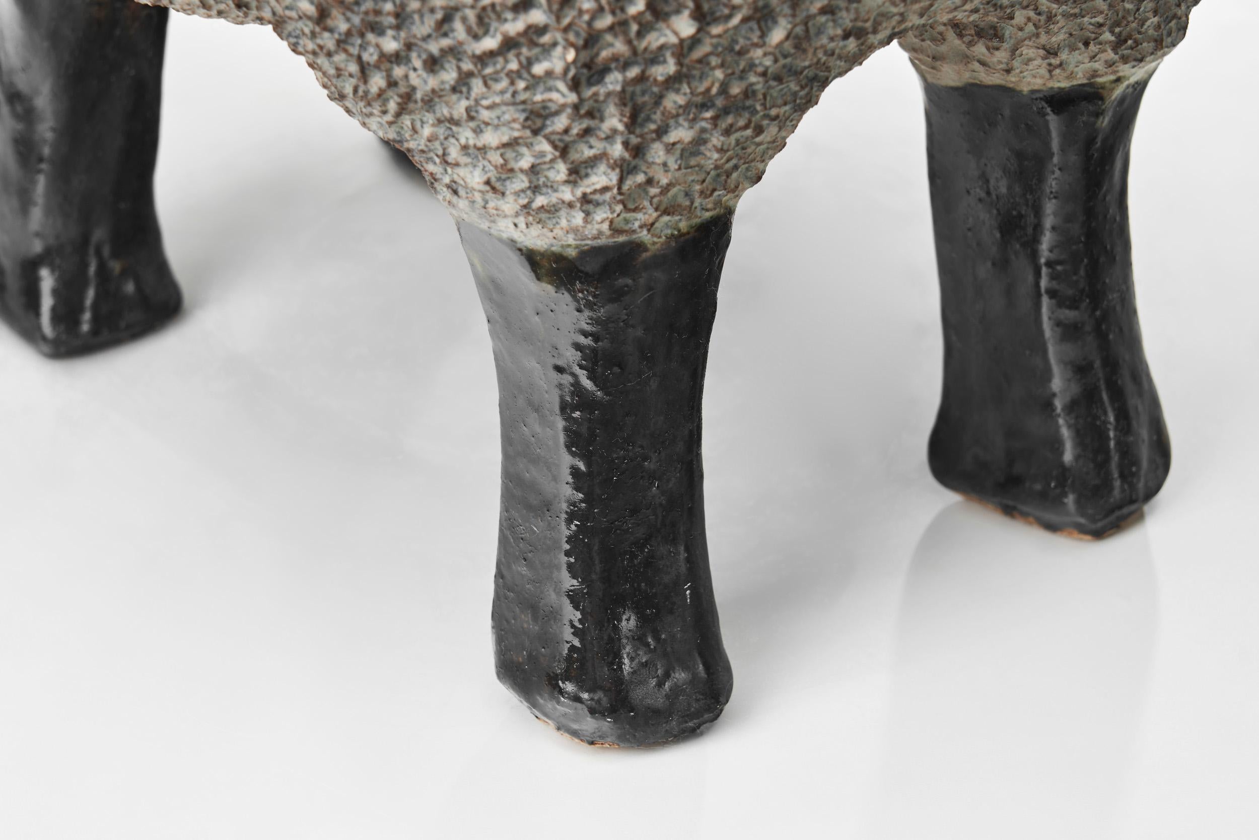 Klas-Göran Klaesson Scultura di pecora in gres, Svezia 1991 in vendita 6