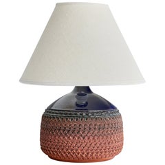 Klase Höganäs, lampe de table, céramique, Suède, années 1960