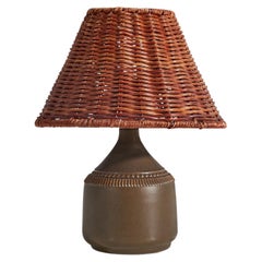 Klase Höganäs, lampe de table, grès émaillé, Suède, années 1960