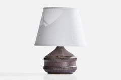 Klase Höganäs, Table Lamp, Stoneware, Sweden, 1960s