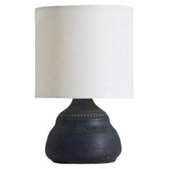 Klase Höganäs, Table Lamp, Stoneware, Sweden, 1960s