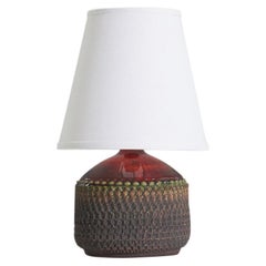 Klase Höganäs, Table Lamp, Stoneware, Sweden, 1960s