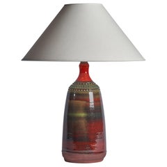 Klase Höganäs, Table Lamp, Stoneware, Sweden, 1960s