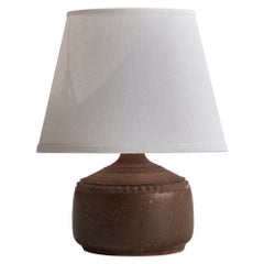 Klase Höganäs, Table Lamp, Stoneware, Sweden, 1960s