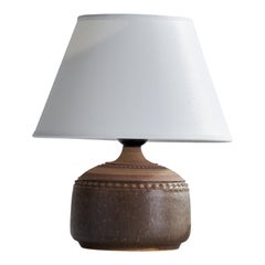 Klase Höganäs, Table Lamp, Stoneware, Sweden, 1960s