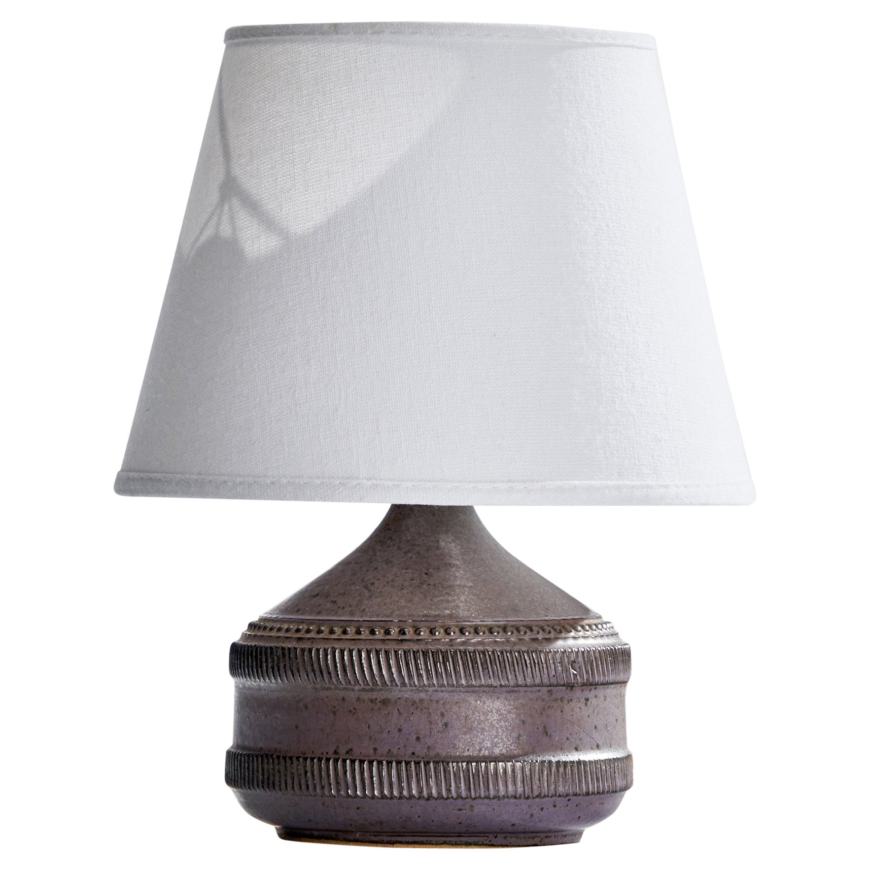 Klase Höganäs, Table Lamp, Stoneware, Sweden, 1960s