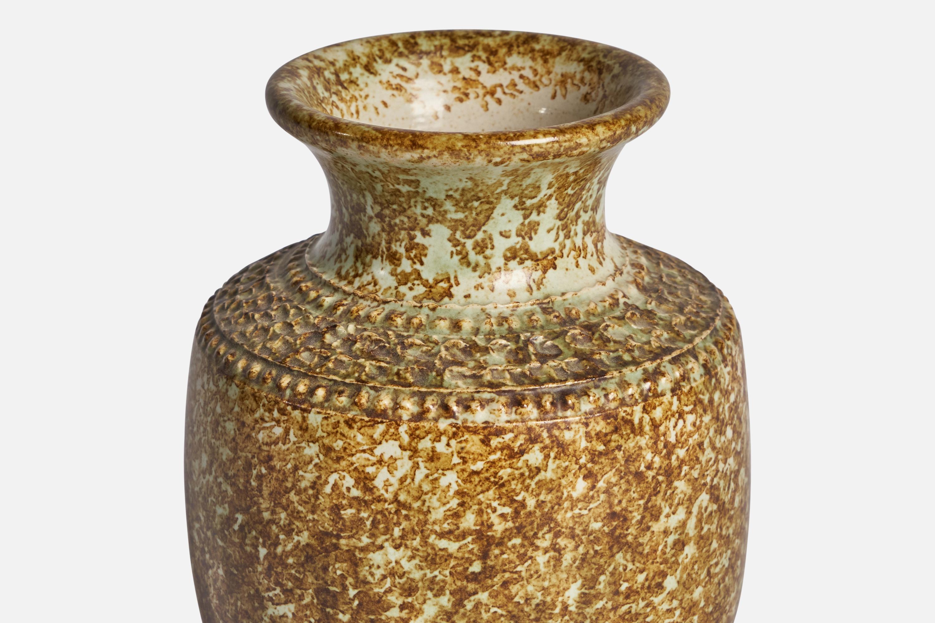Swedish Klase Höganäs, Vase, Stoneware, Sweden, 1960s For Sale