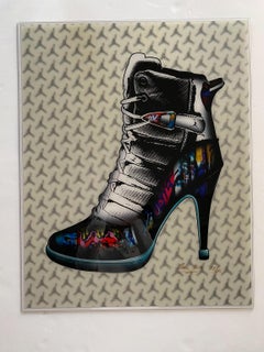 Sneaker Stiletto Graffiti