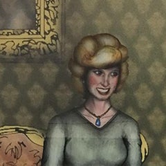 "Two Tiaras at Tea" Princess Di and Princess Kate