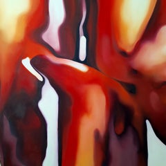 Débit. Huile contemporaine abstraite Jeune artiste polonaise