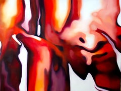 Débit. Huile contemporaine abstraite Jeune artiste polonaise