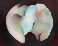 Forming 3 - Peinture à l'huile abstraite contemporaine d'un jeune artiste polonais