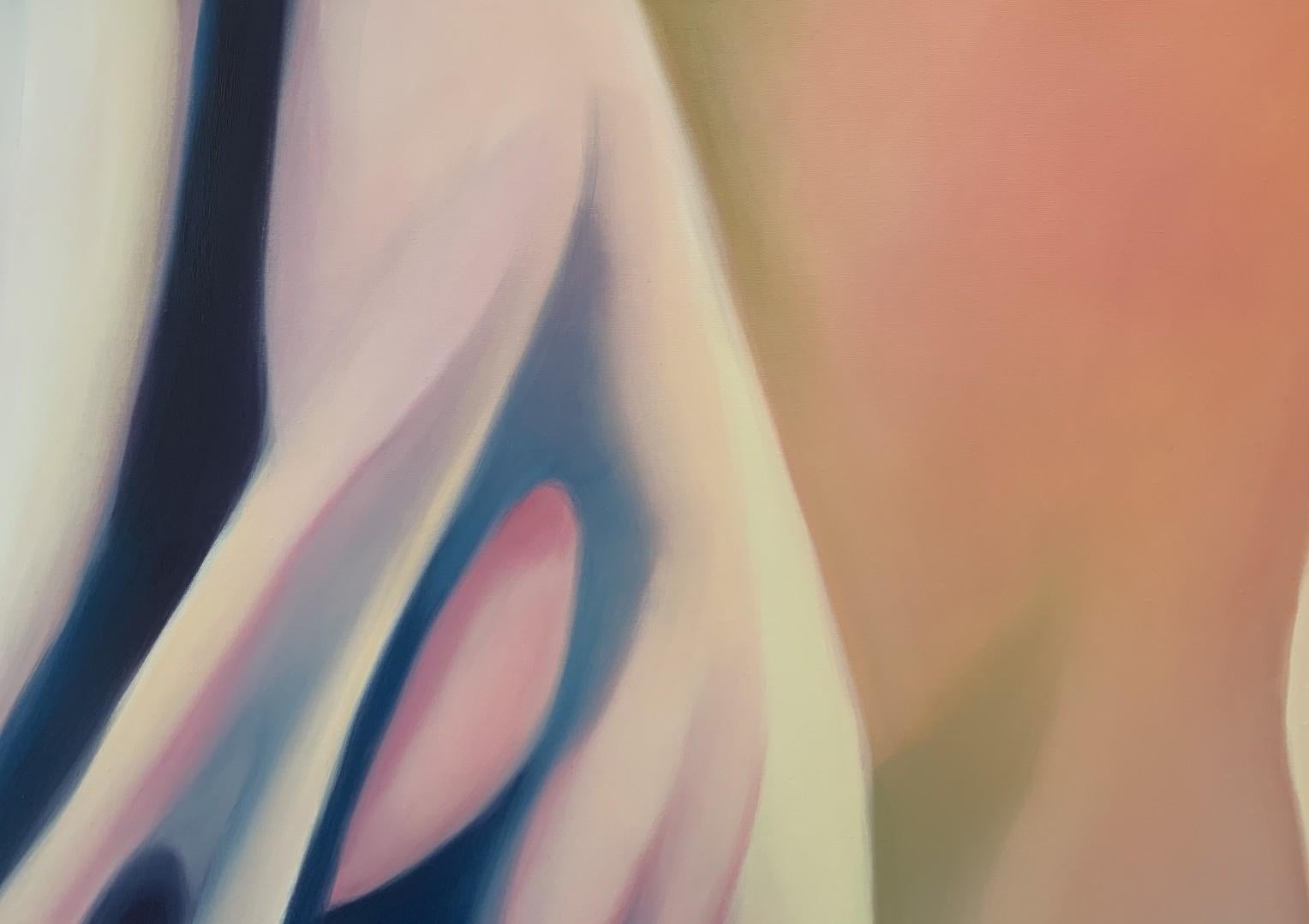 Forming 6 - Contemporary oil abstract painting by Polish Young Artist - Painting by Klaudia Lata