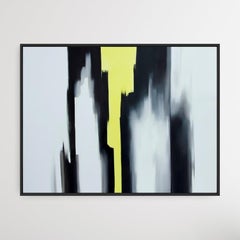 No Title VII - Contemporary oil abstract painting by Polish Young Artist