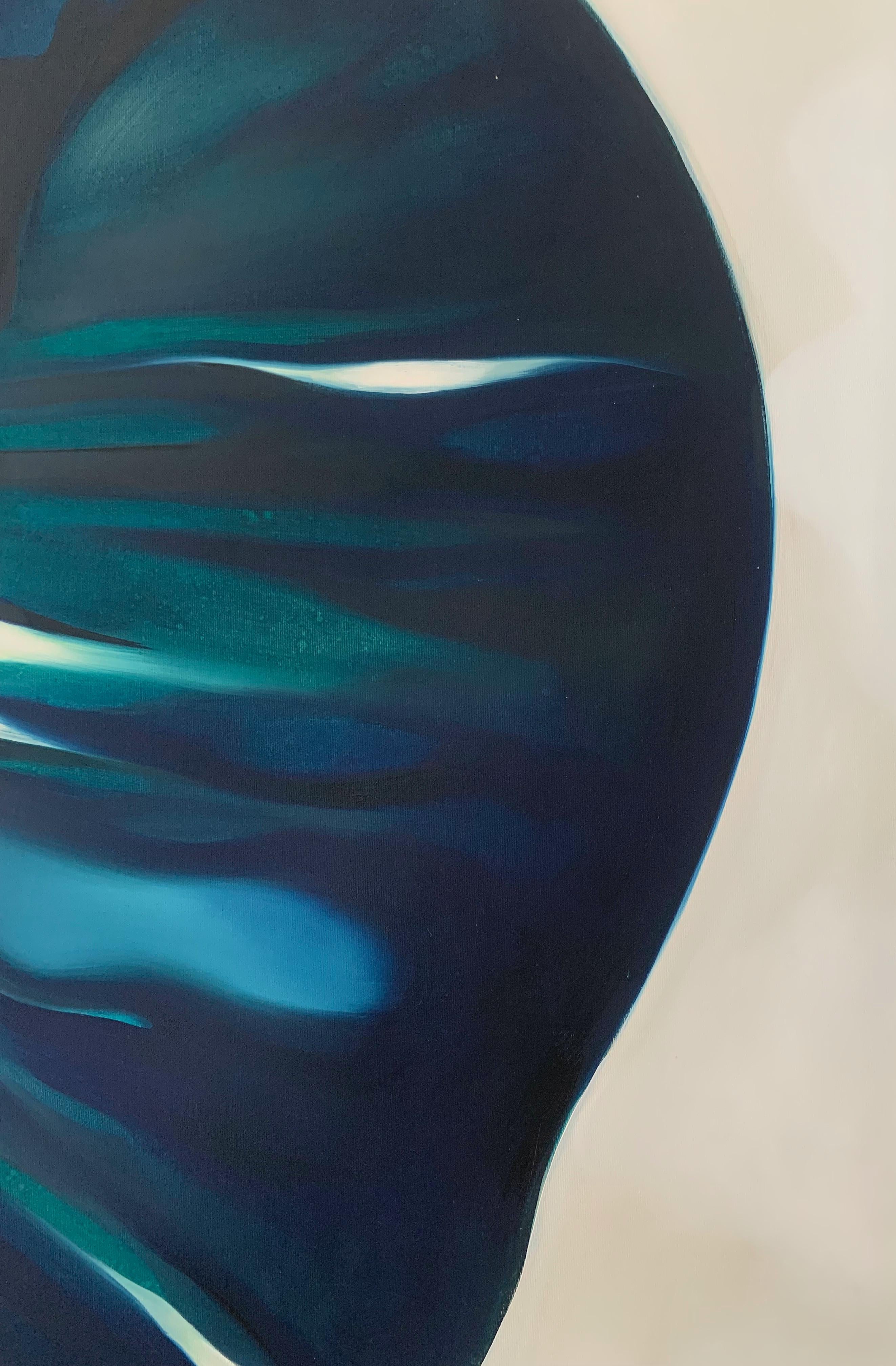 Trasformazione 3. Pittura astratta a olio su tela, scala grande, artista polacco - Painting Contemporaneo di Klaudia Lata