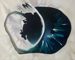 Transformation 3. Abstract oil on canvas painting, Big scale, Polish artist