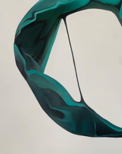 Transformation 6. Abstract oil on canvas painting, Big scale, Polish artist
