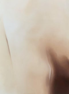 Senza titolo. Quadro astratto a olio contemporaneo di un giovane artista polacco, formato grande