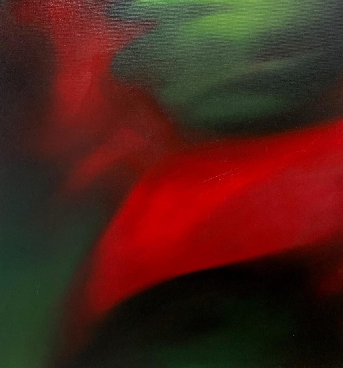 Untitled. Contemporary oil abstract painting by Polish Young Artist - Abstract Painting by Klaudia Lata