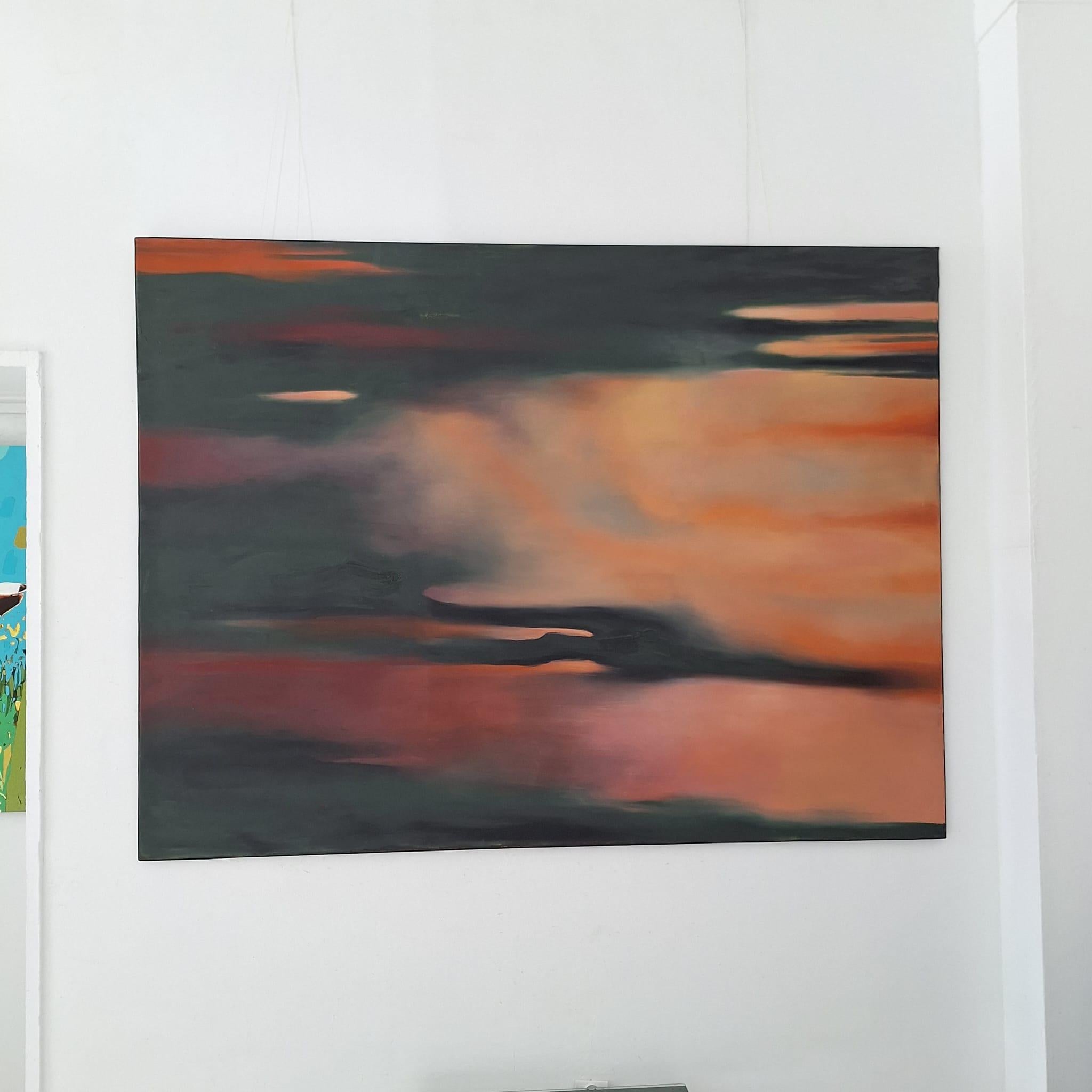 Unbetitelt. Zeitgenössisches abstraktes Ölgemälde eines jungen polnischen Künstlers (Abstrakt), Painting, von Klaudia Lata