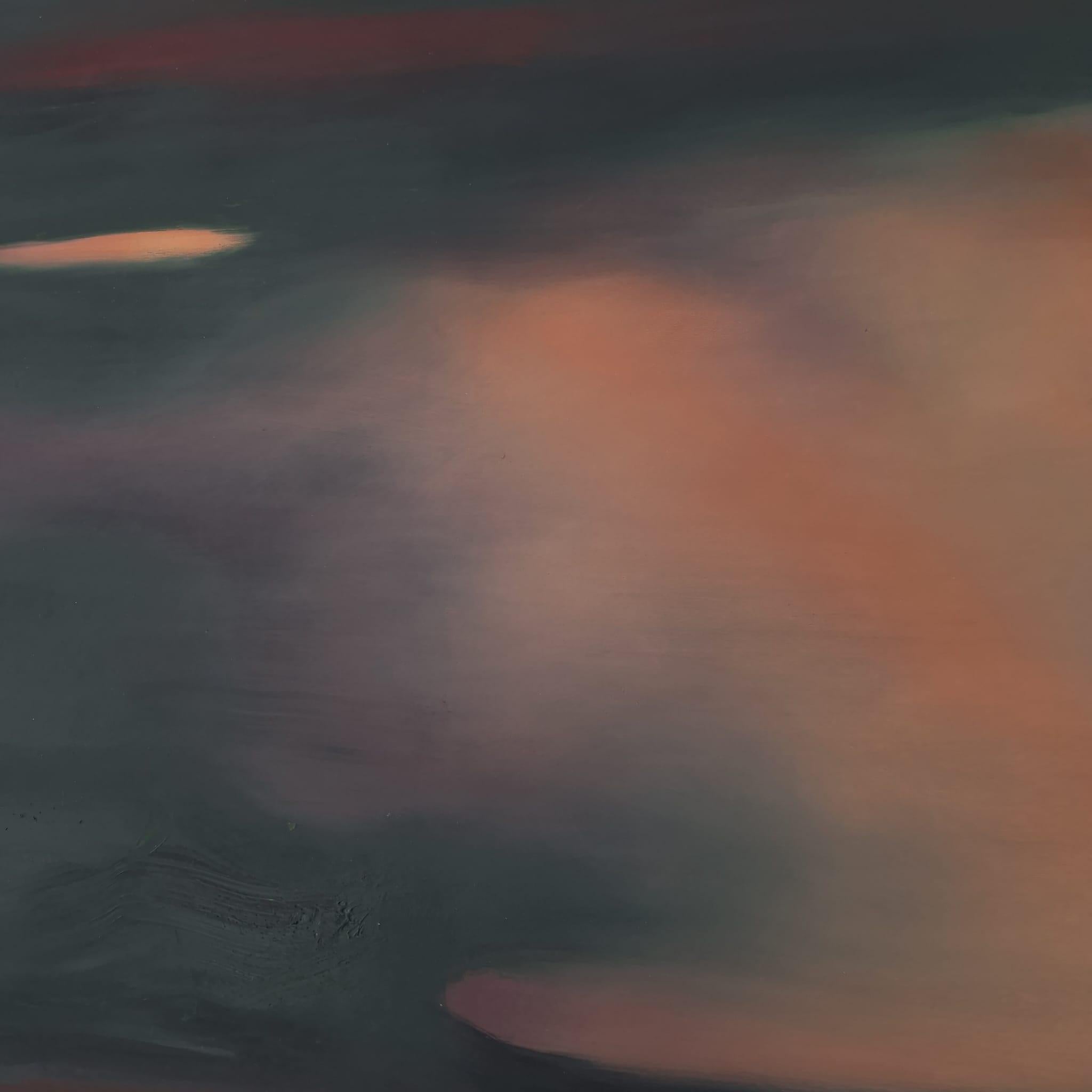 Unbetitelt. Zeitgenössisches abstraktes Ölgemälde eines jungen polnischen Künstlers im Angebot 1