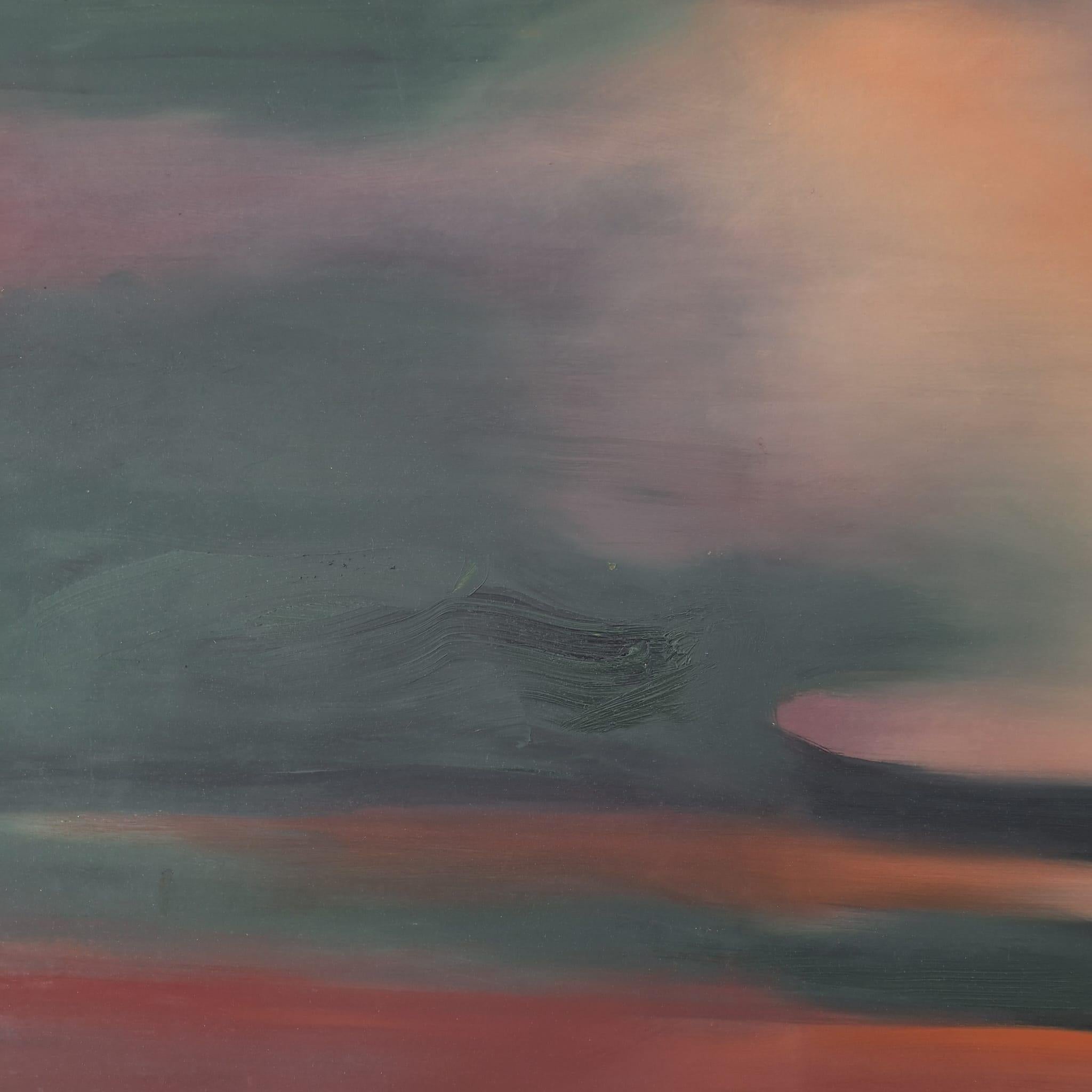 Unbetitelt. Zeitgenössisches abstraktes Ölgemälde eines jungen polnischen Künstlers im Angebot 3