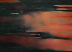 Senza titolo. Pittura astratta ad olio contemporanea di un giovane artista polacco
