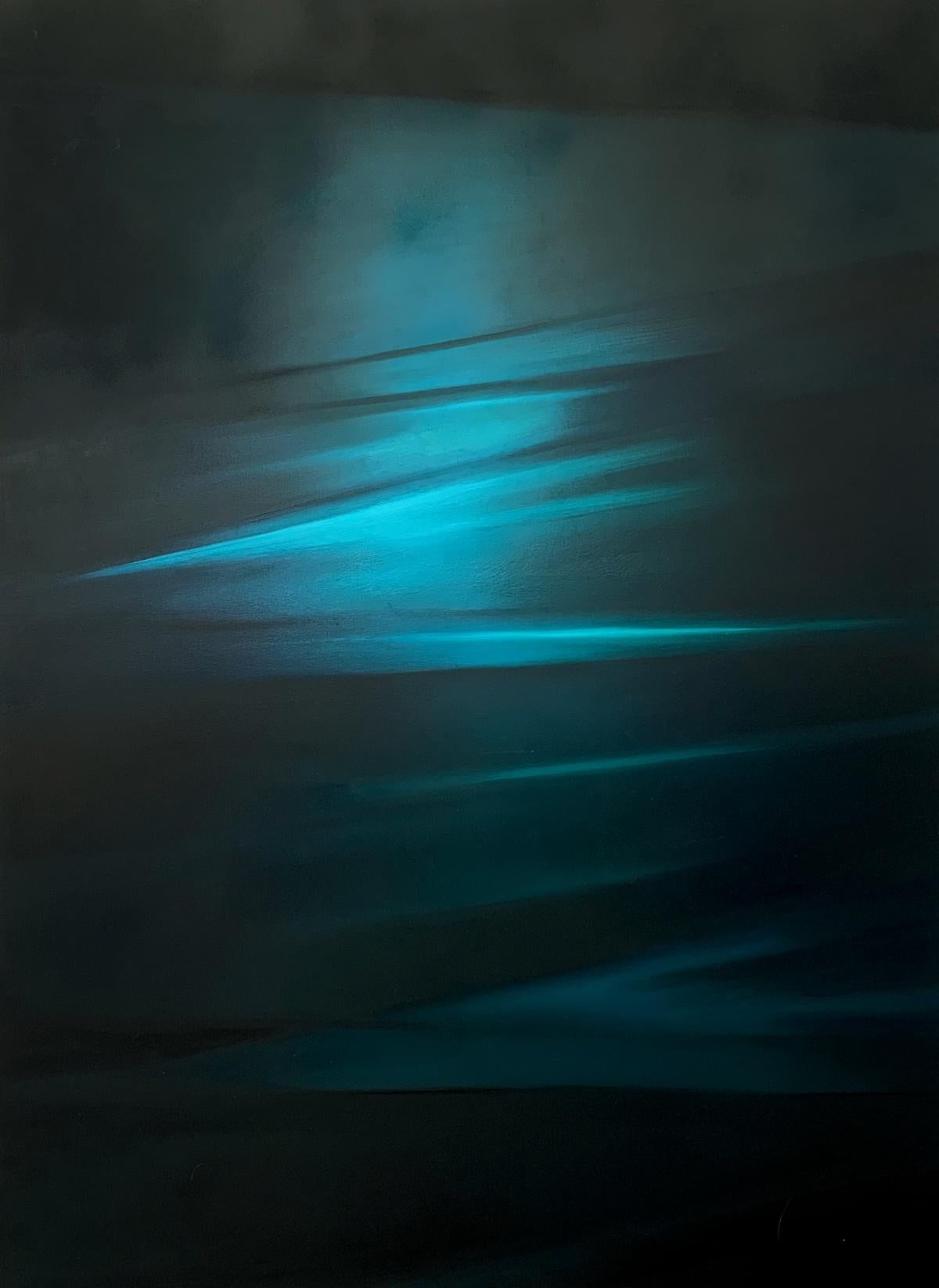 Klaudia Lata Abstract Painting - Untitled. Contemporary oil abstract painting by Polish Young Artist