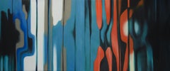 Untitled- Spheres- XXI century, Contemporary oil abstract painting, diptych