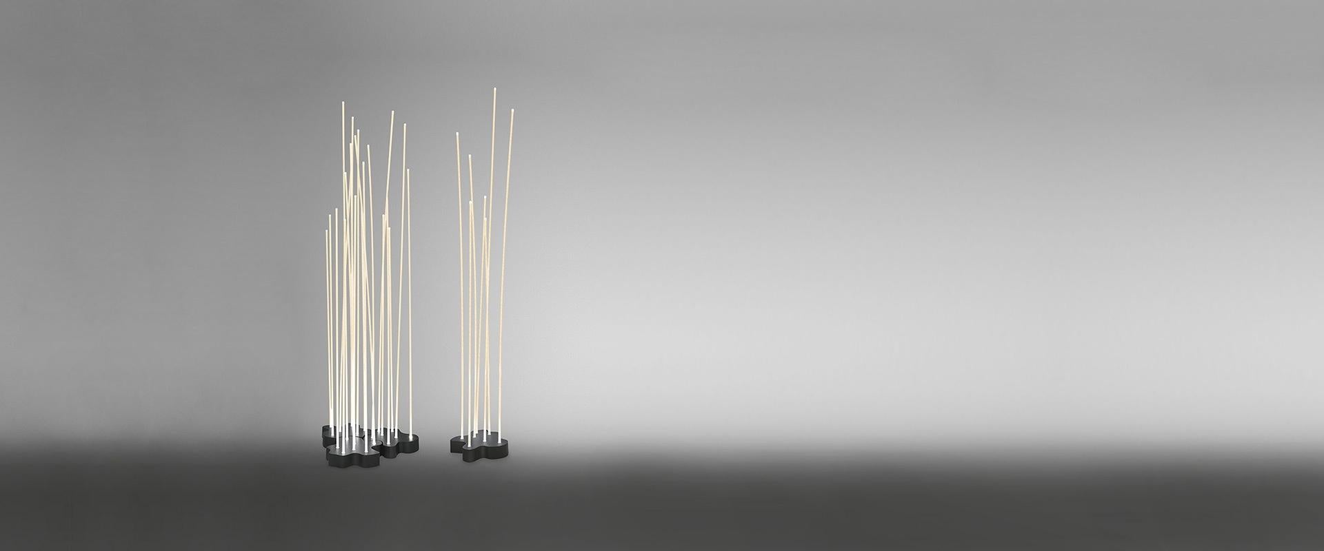 Mid-Century Modern Klaus Begasse 'Reeds Single' Indoor or Outdoor Floor Lamp for Artemide For Sale