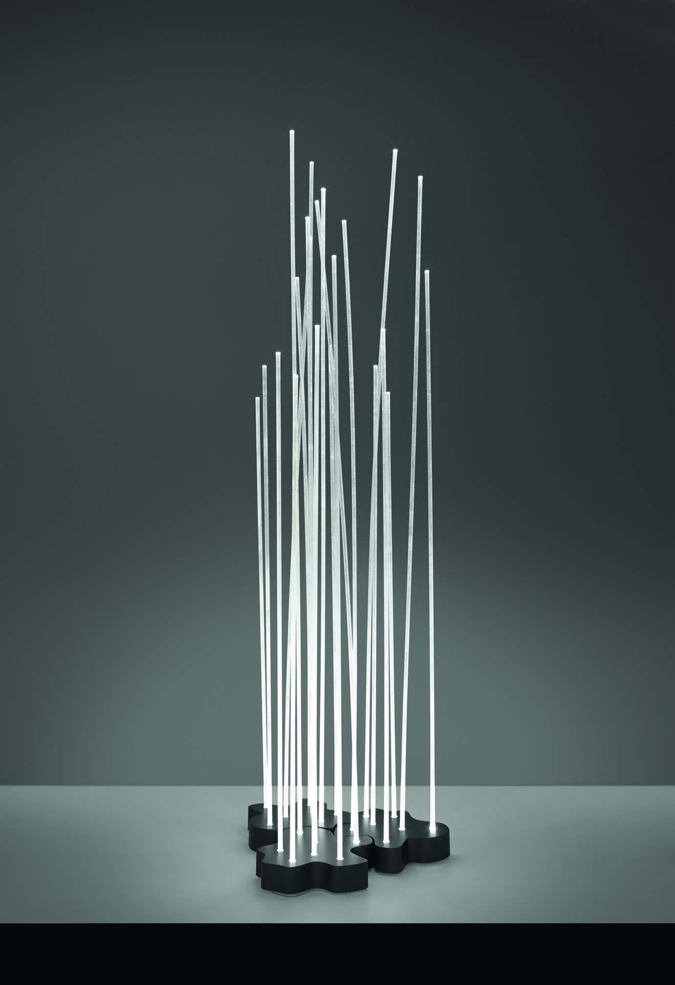Contemporary Klaus Begasse 'Reeds Triple' Indoor or Outdoor Floor Lamp for Artemide For Sale