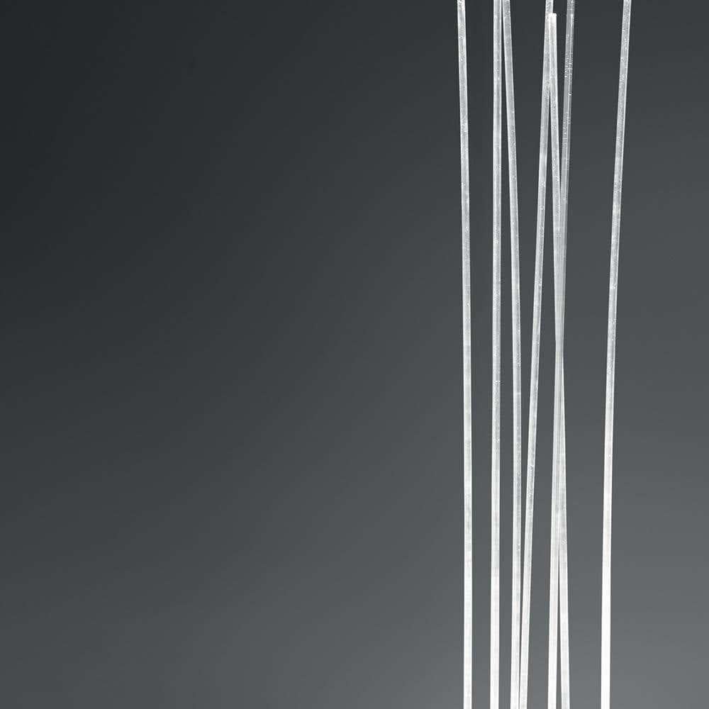 Acier inoxydable Klaus Begasse 'Reeds Triple' Lampadaire d'intérieur ou d'extérieur pour Artemide en vente