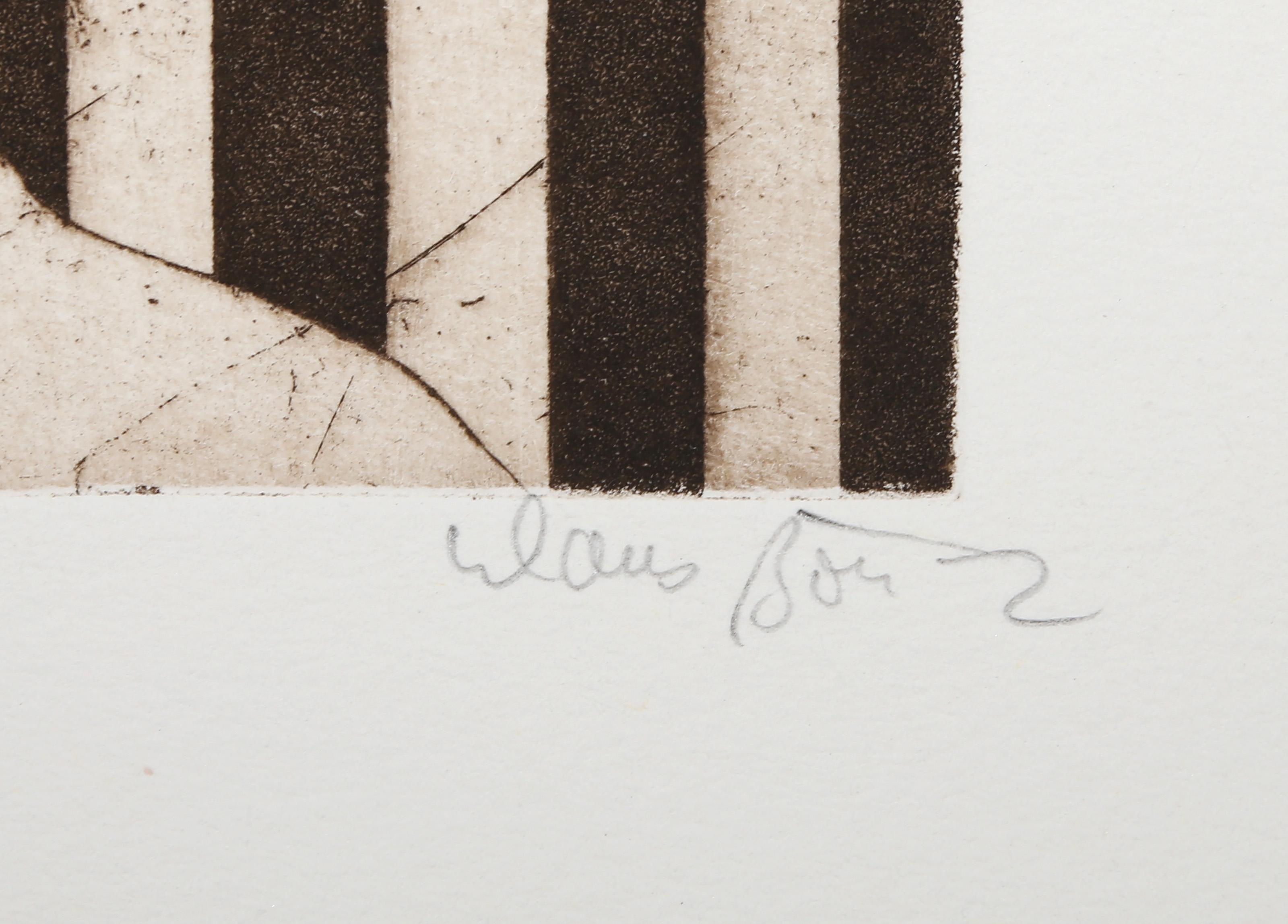 Blase, Surrealist Etching and Aquatint by Klaus Böttger For Sale 3