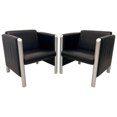 Sedie Cubis 830 di Klaus Franck e Werner Sauer per Wilkhahn, una coppia