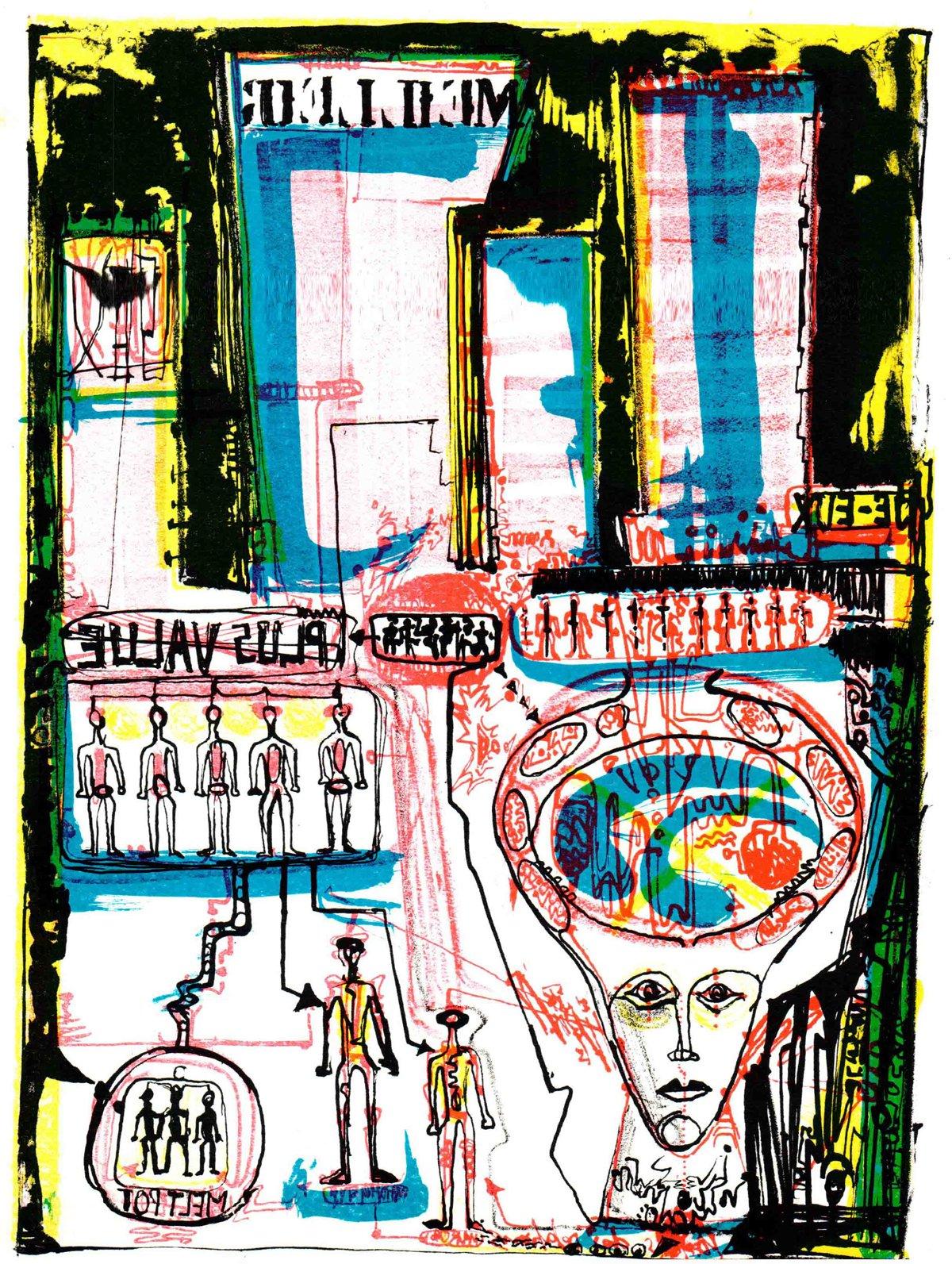 1967 Plus de valeur - Print de Klaus Geissler