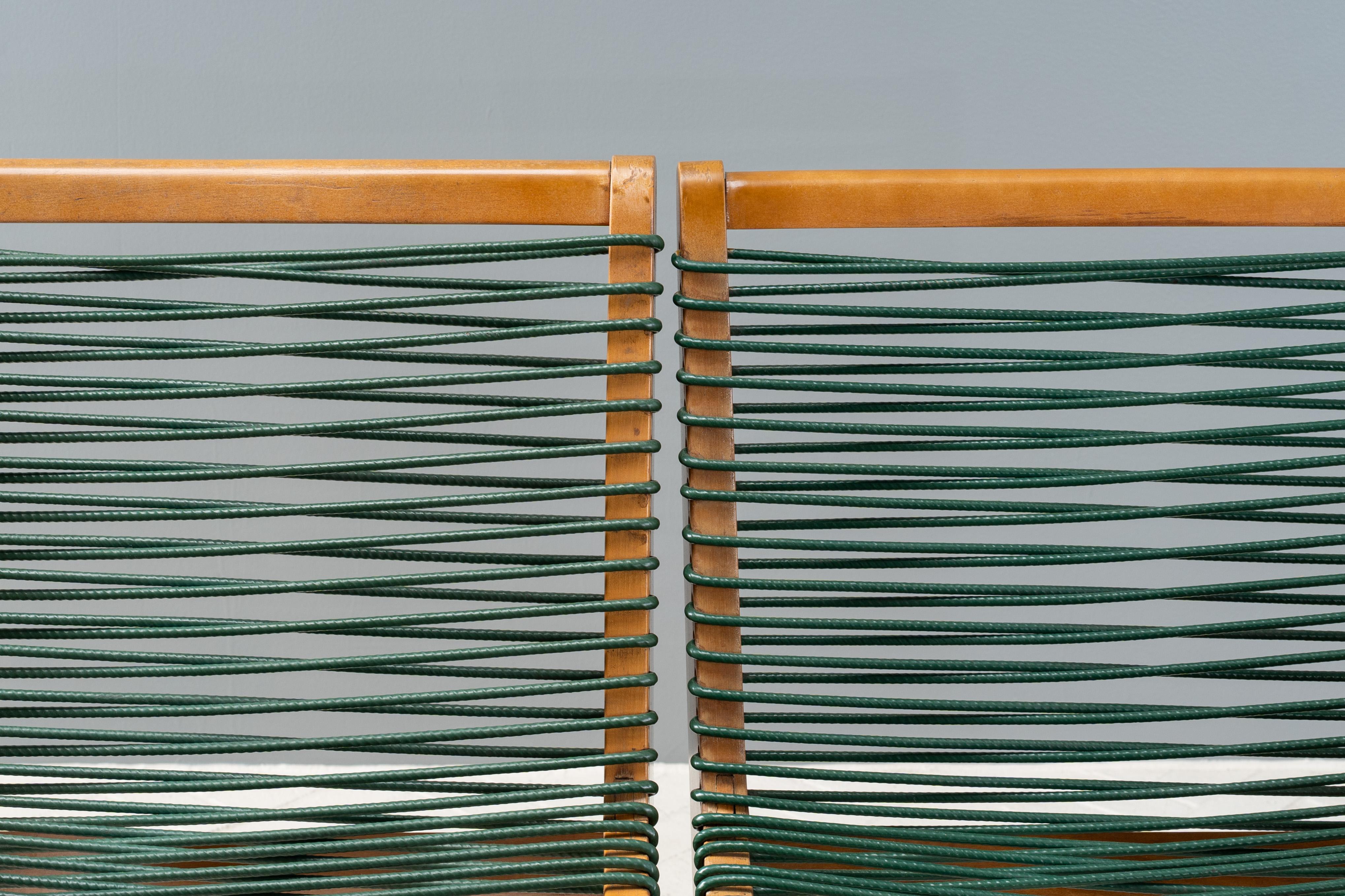 Klaus Grabe Corded 2-Seat Bench For Sale 2