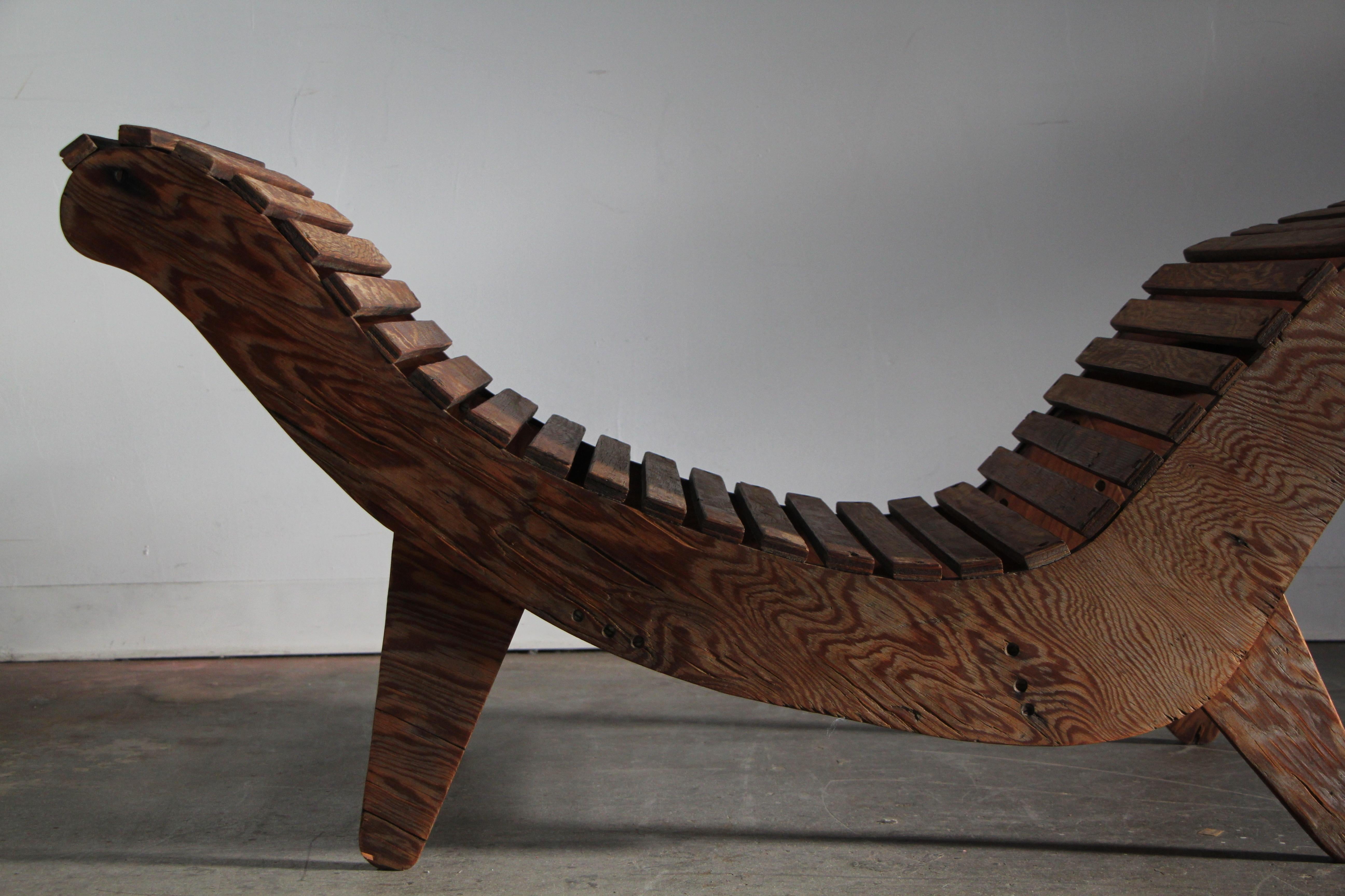 Bauhaus Klaus Grabe Slatted Plywood Chaise ‘Model C5’