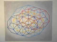 Light as Light - contemporary geometric artwork depicting the golden triangle