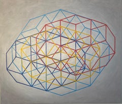 Light as Light  - contemporary geometric artwork depicting the golden triangle 