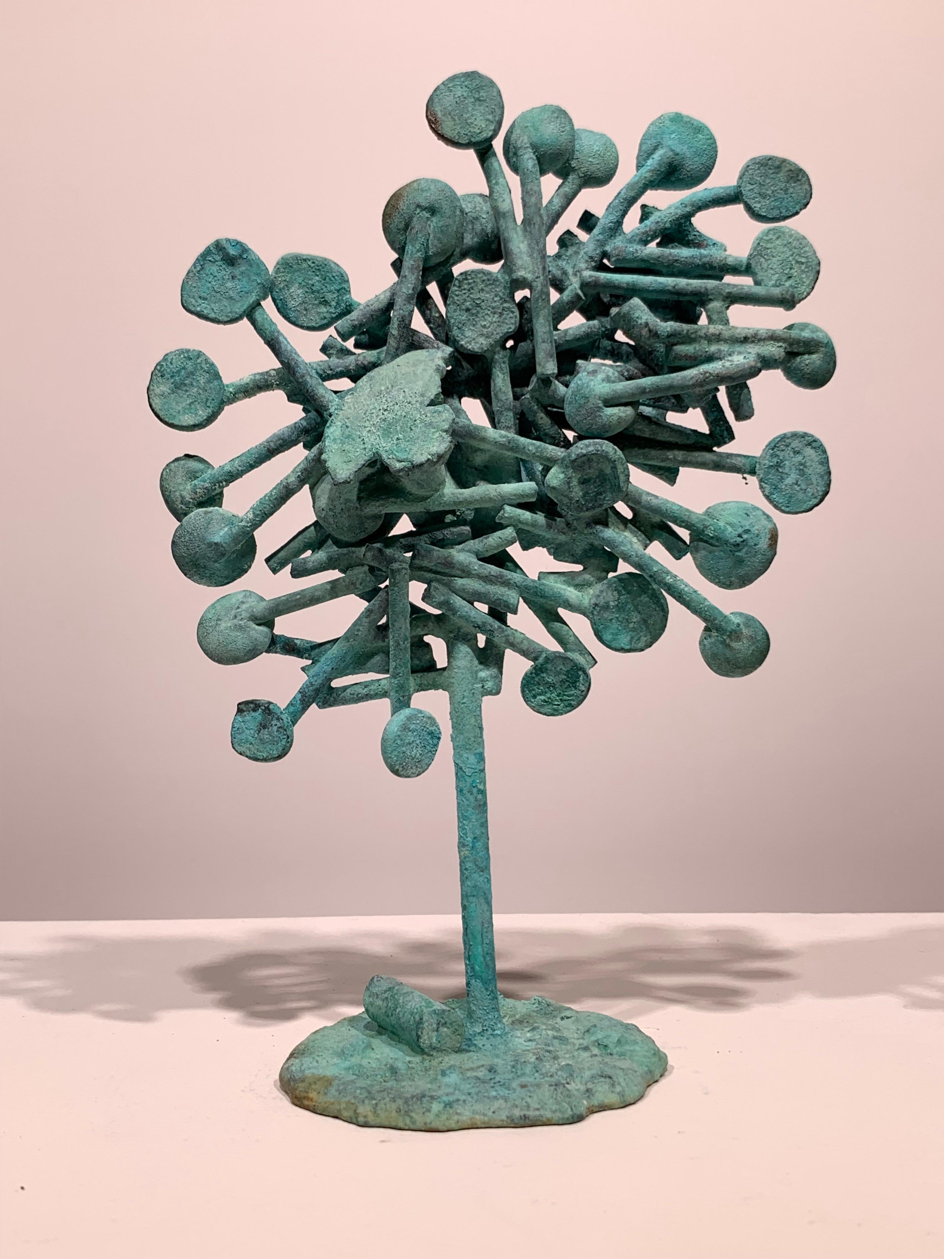 Ohne Titel (Organische abstrakte Bronzeskulptur) – Sculpture von Klaus Ihlenfeld