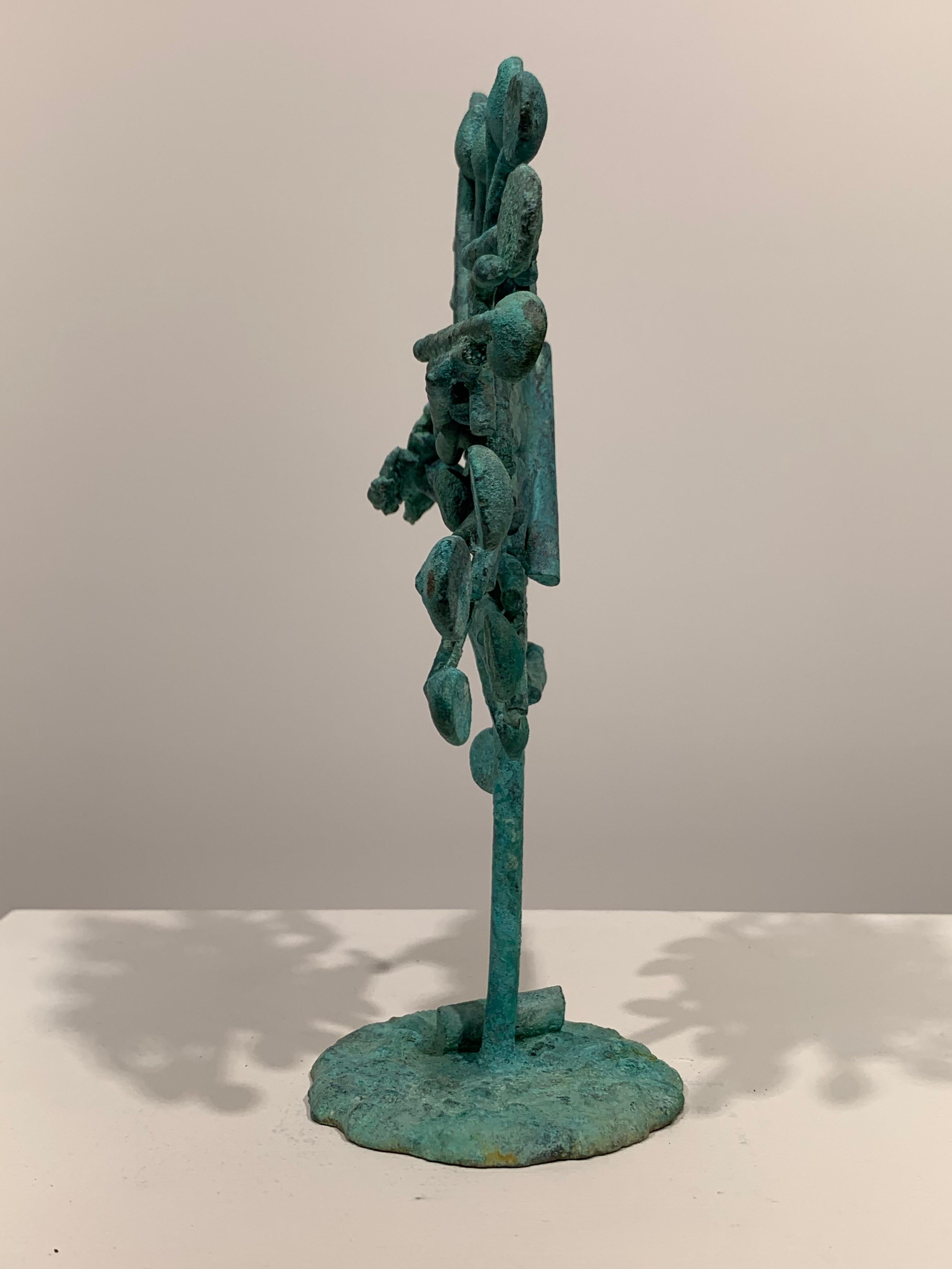 Ohne Titel (Organische abstrakte Bronzeskulptur) (Abstrakt), Sculpture, von Klaus Ihlenfeld