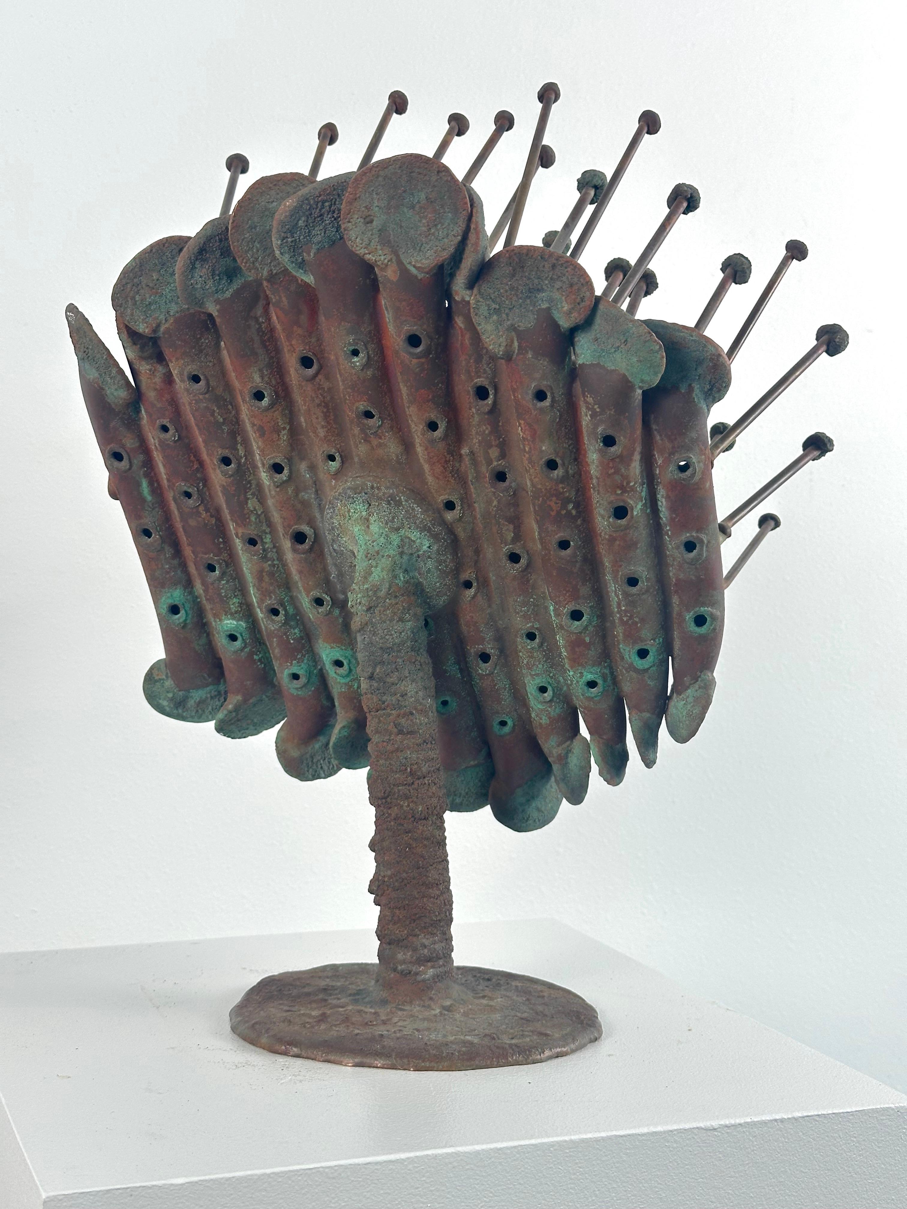 Untitled (Organic abstract bronze sculpture) - Abstract Sculpture by Klaus Ihlenfeld