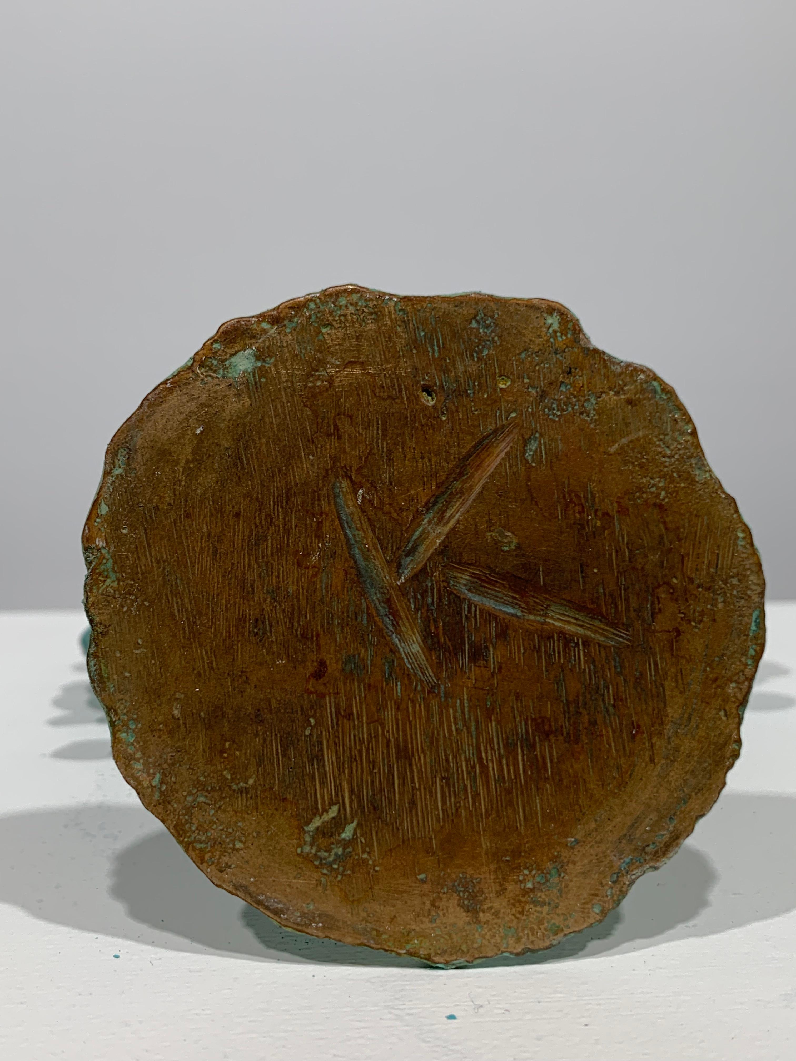 Ohne Titel (Organische abstrakte Bronzeskulptur) im Angebot 2