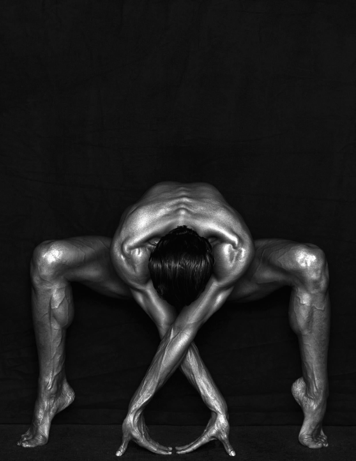 110.01.98, More Typographic Creations series (Male Dancer Photograph)