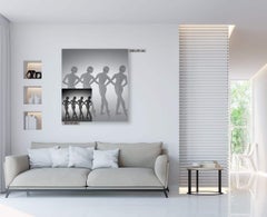 127.11.04 by Klaus Kampert - Black & white photograph, female nude, dancing