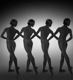 127.11.04 by Klaus Kampert - Black & white photograph, female nude, dancing