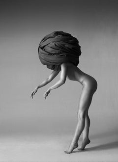168.07.12 by Klaus Kampert - Black & white nude framed photograph, woman's body